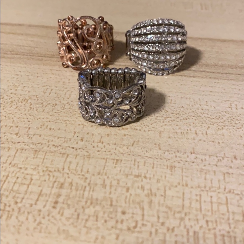 Stretch band rings